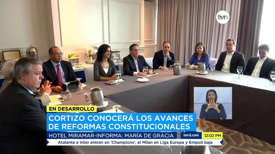 Cortizo se reúne con miembros de la Concertación Nacional