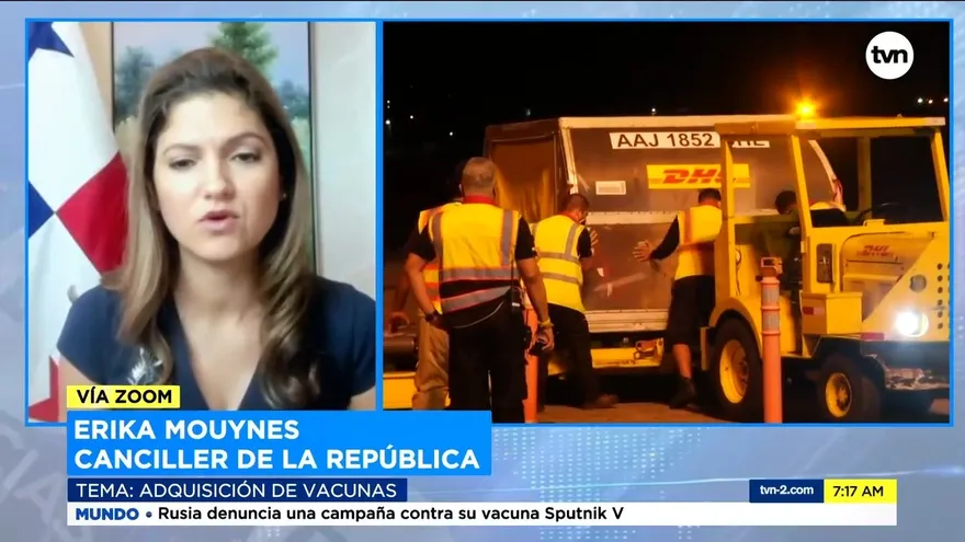 Canciller de Panamá habla sobre la adquisición de vacunas y otros temas