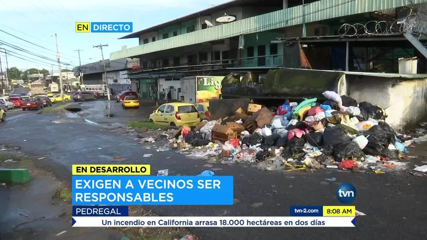 Residentes en Pedregal piden mayor frecuencia de camiones de basura