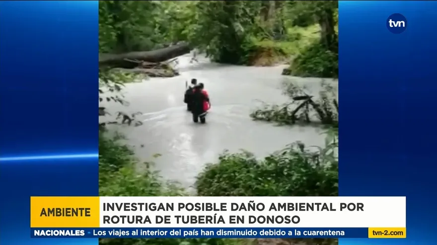 Investigan posible rotura de tubería