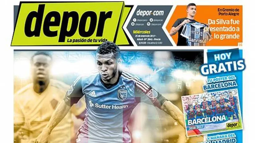 Adelanto de SomosLaSele sobre Alberto 'Negrito' Quintero es tema 'portada' en Perú