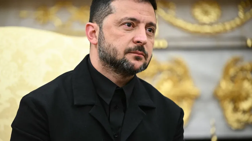 El presidente de Ucrania, Volodymyr Zelensky.