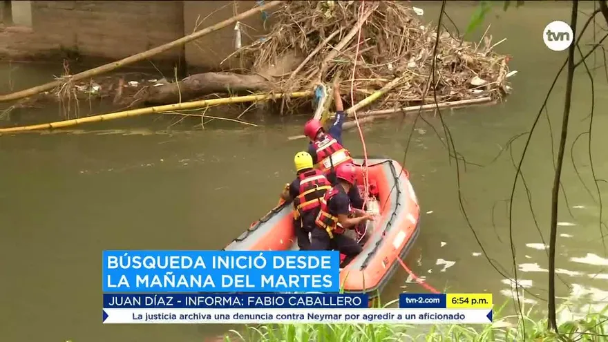 Sigue la búsqueda de hombre que se lanzó al río Juan Díaz