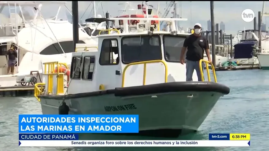 Verifican cumplimiento de medidas de bioseguridad en las marinas de la Calzada de Amador.