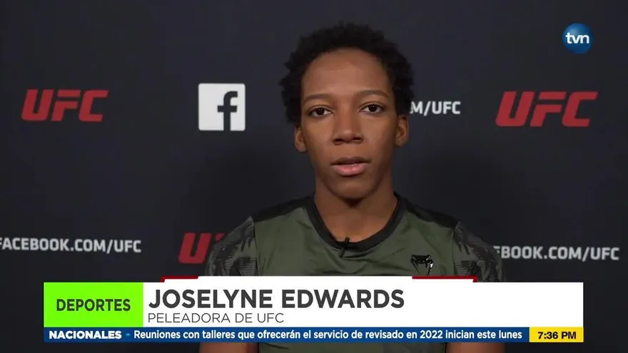 Joselyne Edwards preparada para su combate en la UFC