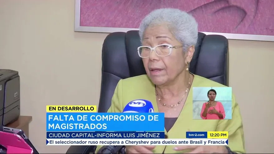 Exprocuradora dice que falta compromiso por parte de los magistrados de la CSJ