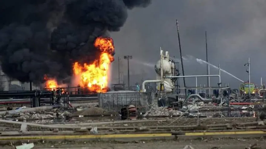 Explosión en planta petroquímica