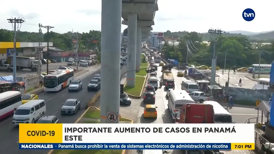 Aumentan casos de covid en Panamá Este