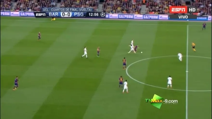Gol de Neymar Min. 12 / Barcelona 1-0 PSG