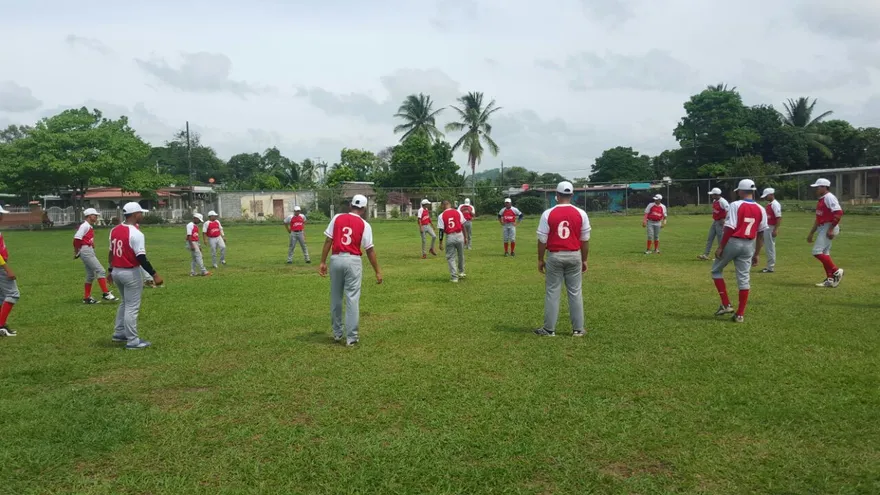 Jugadores del equipo de Coclé
