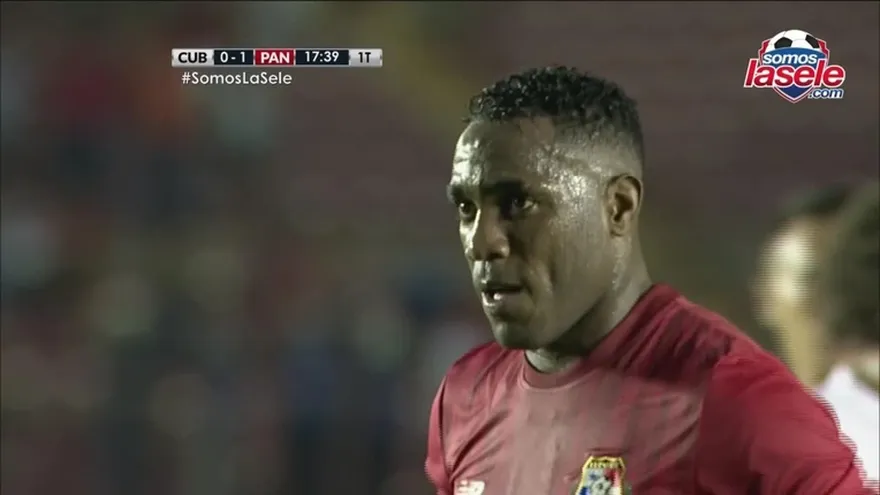 Gol de Tejada de Penal, Min 17 - Cuba 0-2 Panamá