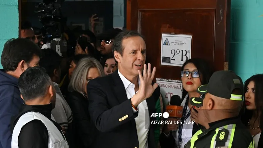 Jorge Quiroga, candidato presidencial de Bolivia