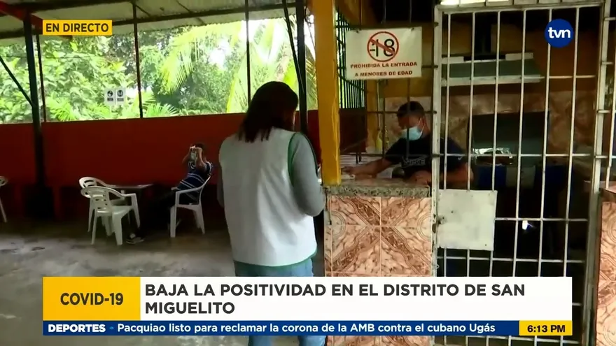 Se registra baja en casos de covid-19 en San Miguelito