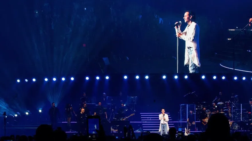 El cantante estadounidense de origen puertorriqueño Marc Anthony.