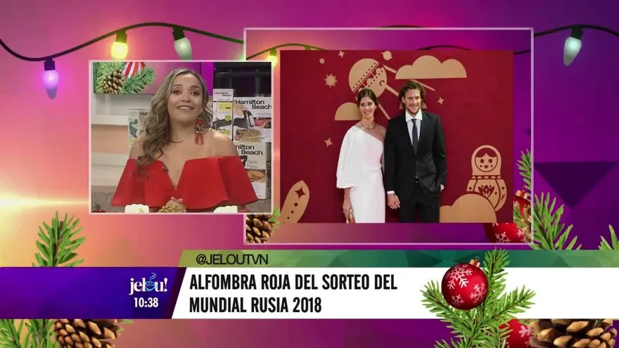 ¡Mira todos los pormenores de la alfombra roja del sorteo mundialista!