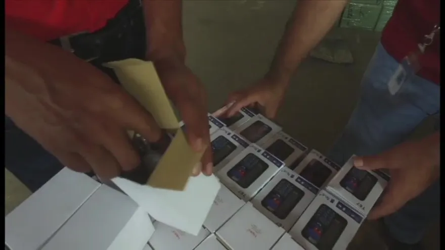 Decomisan miles de celulares en Chiriquí