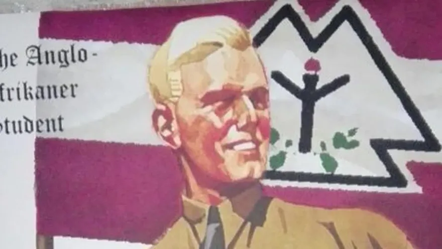 Carteles nazis causan indignación en universidad de Sudáfrica