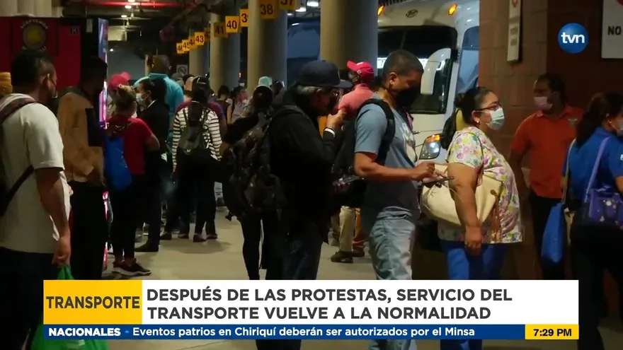 Terminal de Transporte de Albrook vuelve a la normalidad