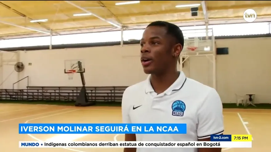 Iverson Molinar, panameño en el baloncesto universitario
