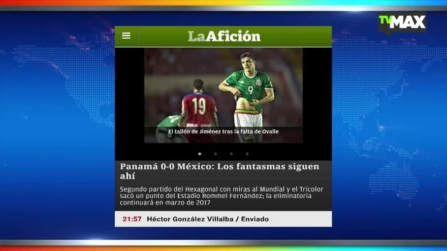 Lo que publicó la prensa mexicana sobre el partido de Panamá vs. México
