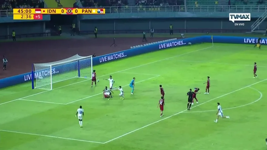 Gol de Panamá ante Indonesia por Oldemar Castillo