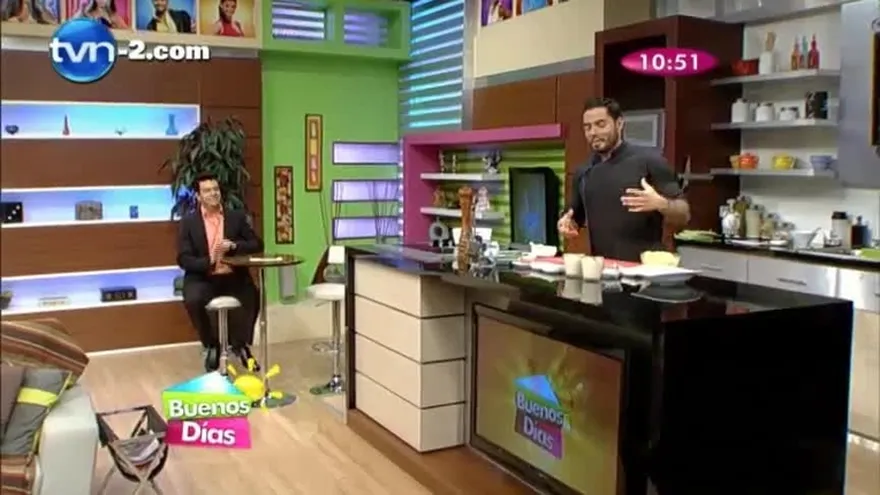 Spaghetti con bacon y cebollina