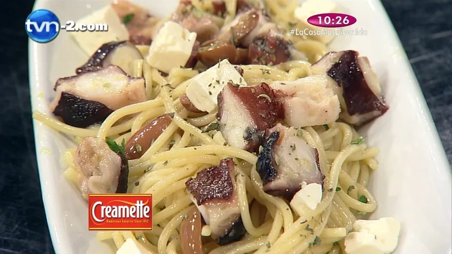 Receta - Pasta de Pulpo al oleo