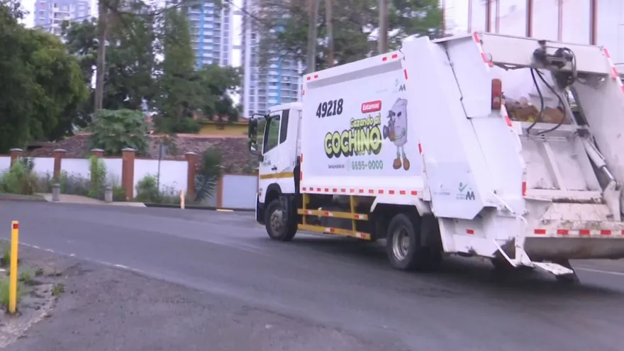 Recolección de basura en la ciudad