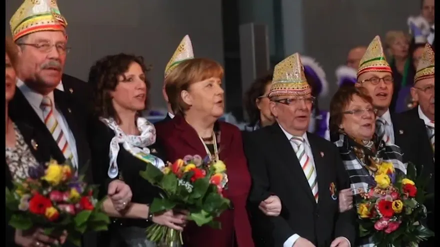 Merkel gana claramente su primer pulso contra Schulz