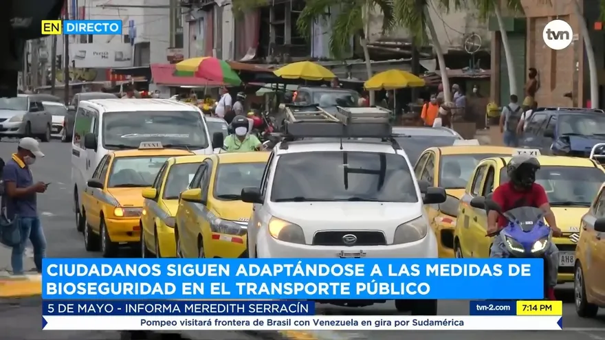 Los ciudadanos siguen adaptándose al transporte público en pandemia