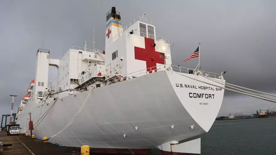 Buque USNS Comfort de Estados Unidos