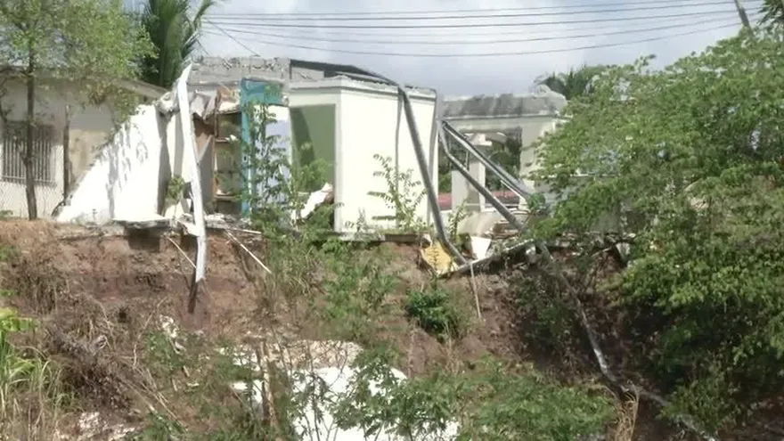 Residentes de Villa Graciela temen a inundacionesResidentes de Villa Graciela temen a inundaciones