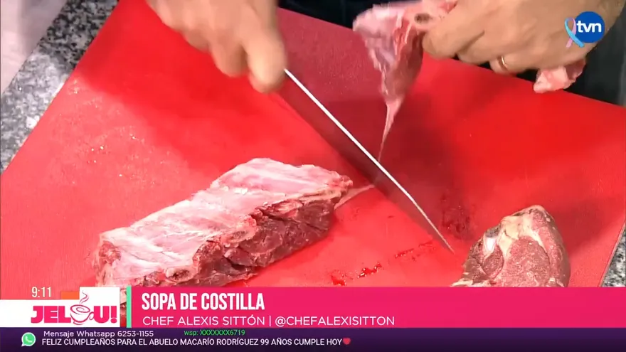 Receta: sopa de costilla