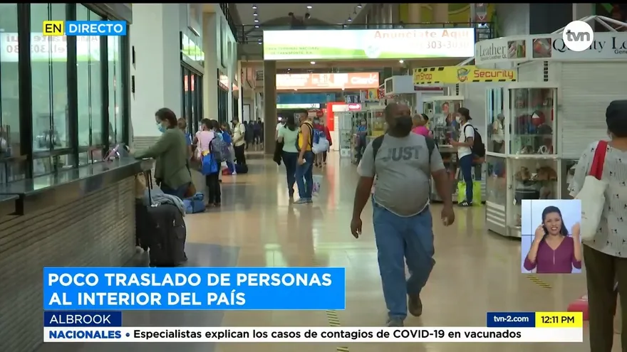 Pocos panameños están viajando al interior desde la terminal de transporte