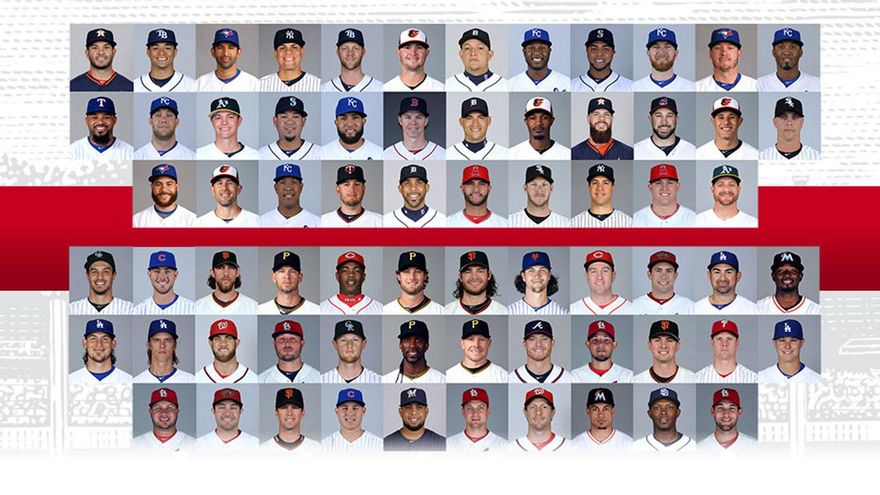 Imagen de los jugadores que participarán en el Juego de las Estrellas