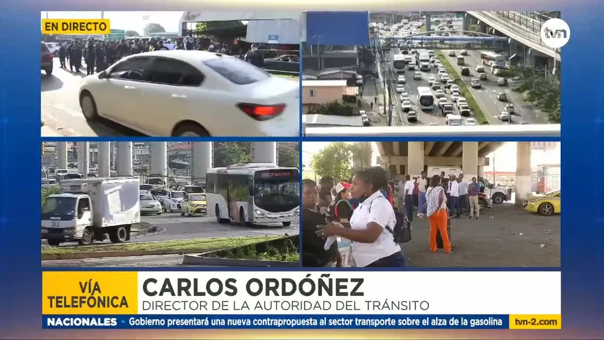 Director de la ATTT habla sobre manifestaciones por alza de combustible