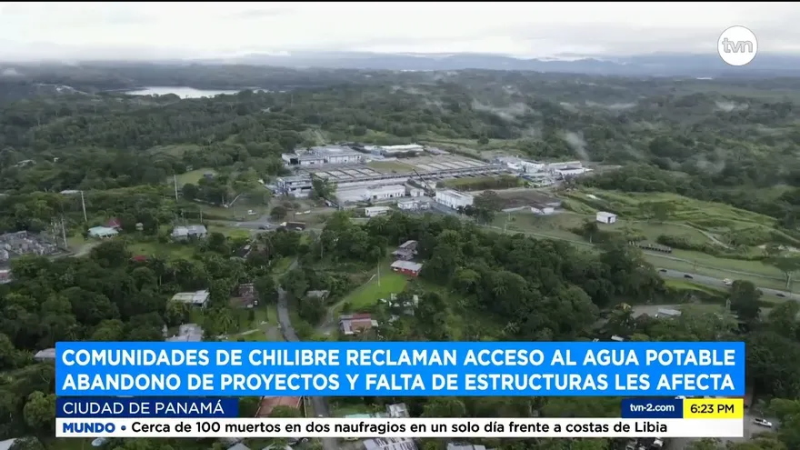 Comunidades de Chilibre reclaman acceso al agua potable