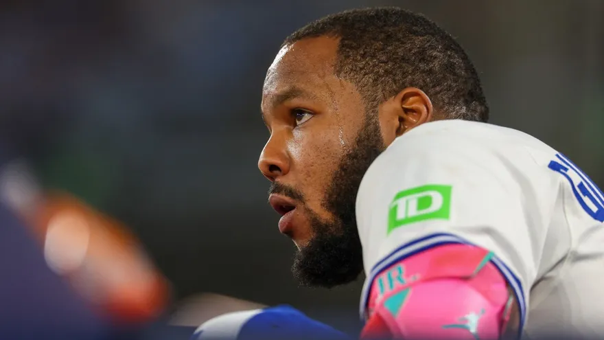 Vladimir Guerrero Jr jugador de los Azulejos de Toronto