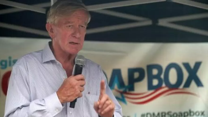 El candidato republicano a la presidencia y ex gobernador de Massachusetts, Bill Weld.