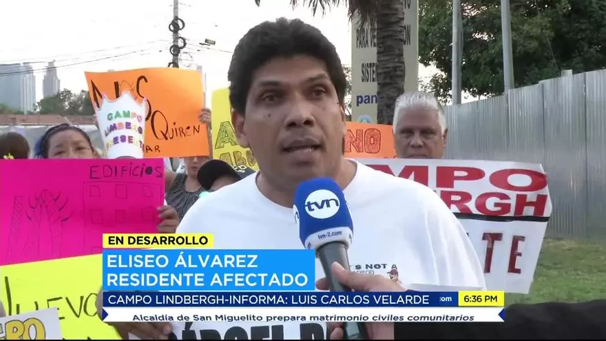 Residentes de Campo Limberg protestan por construcciones de edificios
