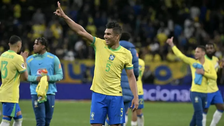 Casemiro feliz por la clasificación de Brasil al próximo Mundial