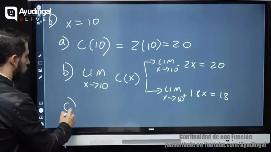 Ayudinga Matemáticas 12° - Continuidad de una Función - Parte I 1 de julio de 2020