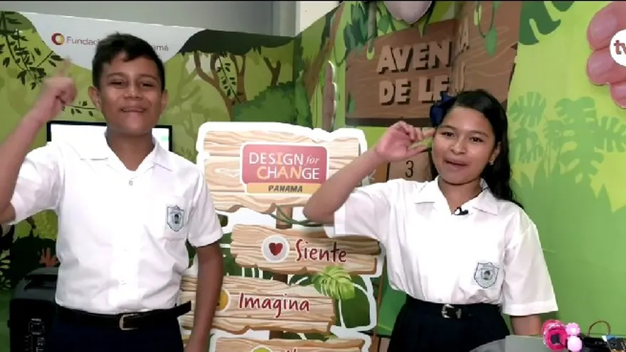 Estudiantes del Centro Educativo Bilingüe Nicolle Garay.