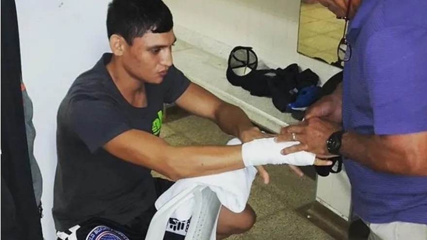 Cartilla internacional de boxeo en Puerto Armuelles.