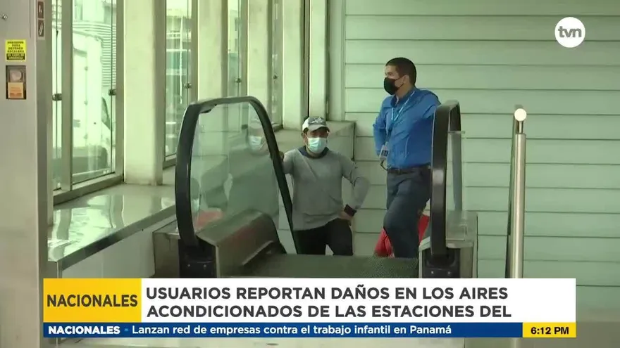 Reportan mucho calor en estaciones del Metro de Panamá