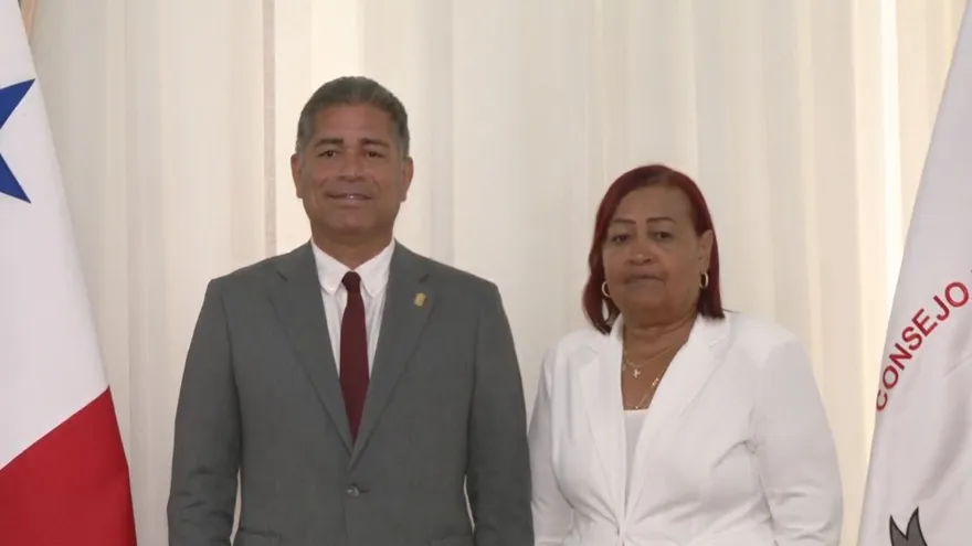 Presidente y vicepresidente del Concejo Municipal de Panamá para primer periodo de 2026.