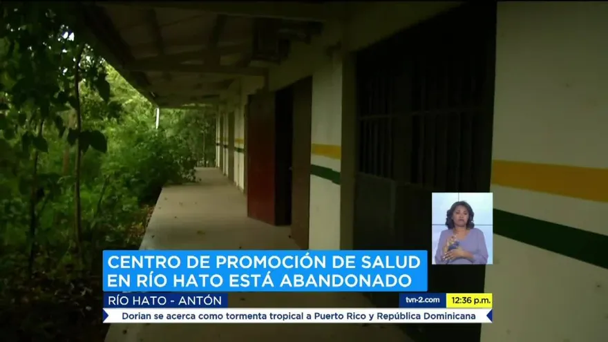 Vandalizan Centro de Salud abandonado en Río Hato