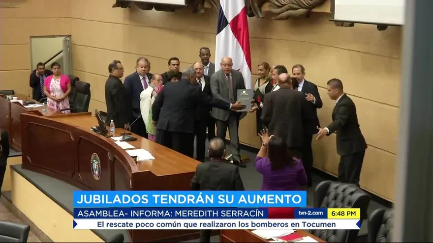 Asamblea Nacional aprueba aumento a los jubilados