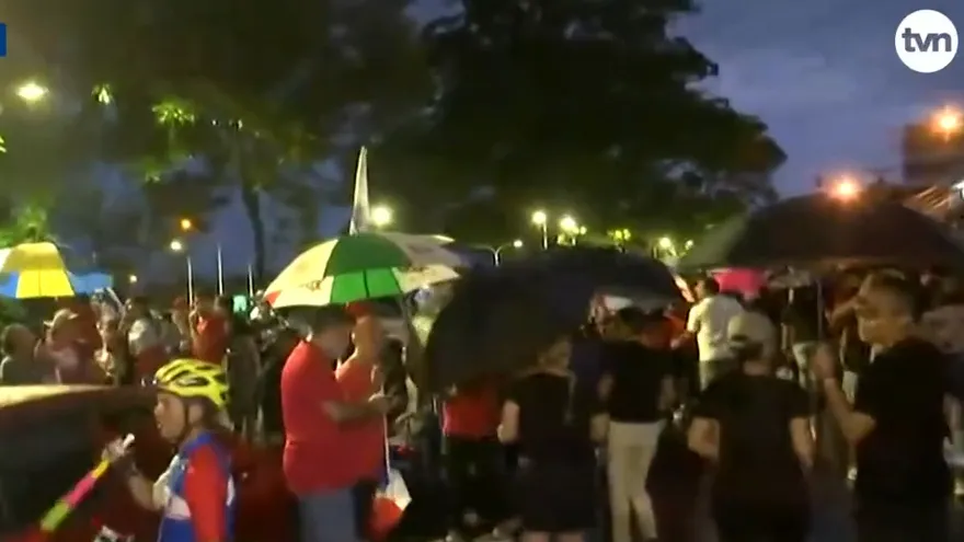 Manifestación en La Chorrera y vía congestionada en autopista