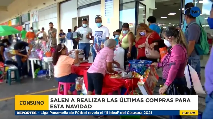 Las últimas compras en San Miguelito previo a Navidad
